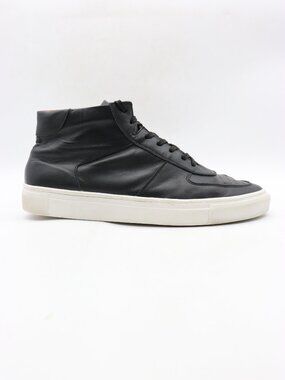 Beckett Simonon Garcia High Top Black Leather Sneakers Men's 11.5 Lace Up Shoes